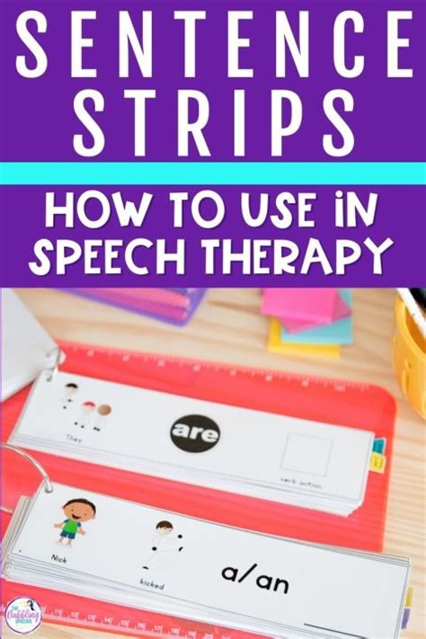 Top Tips for Using Sentence Strips In Speech Therapy - thedabblingspeechie