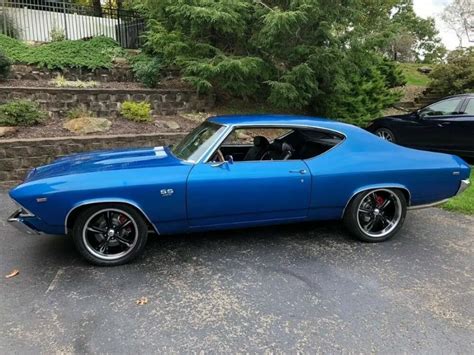 1969 Chevrolet Chevelle, Blue with 1,100 Miles available now! for sale ...