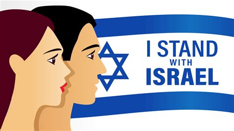 I stand with Israel social banner. 34751317 Vector Art at Vecteezy