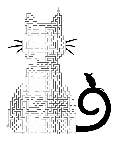 Weekly Cat Puzzle - The Cat Maze! - Katzenworld