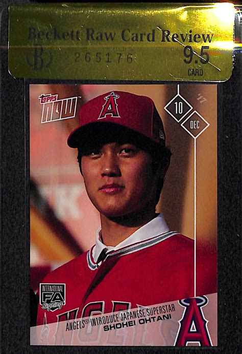 Lot Detail - Lot of (2) 2017 Shohei Ohtani Topps Now Rookie Cards - Raw ...