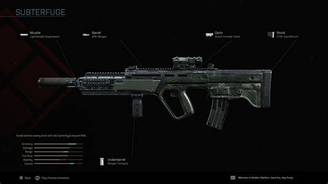 Subterfuge | COD Warzone and Modern Warfare Weapon Blueprint | Call of Duty