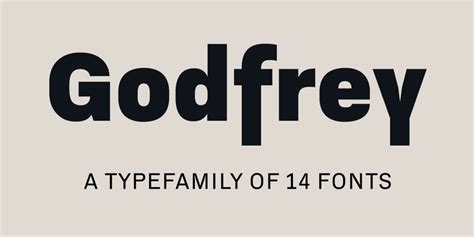 Godfrey Bold Font | xFonts.pro