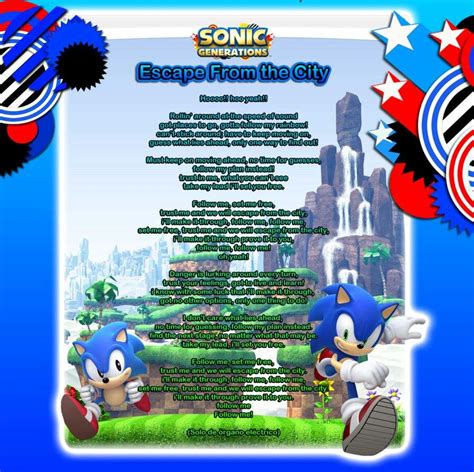 Escape From the City (Canción) [Crush 40] [Sonic A | Wiki | Sonic the ...