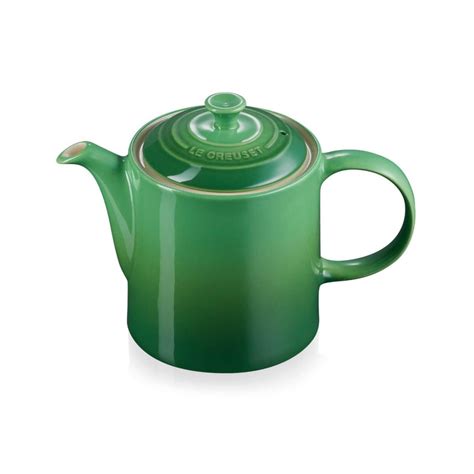 Buy Le Creuset | Bamboo Stoneware Grand Teapot - Green - Potters Cookshop