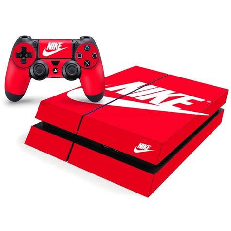 PS4 Console Skin - Nike Red Decal | Playstation 4 console, Ps4 console ...