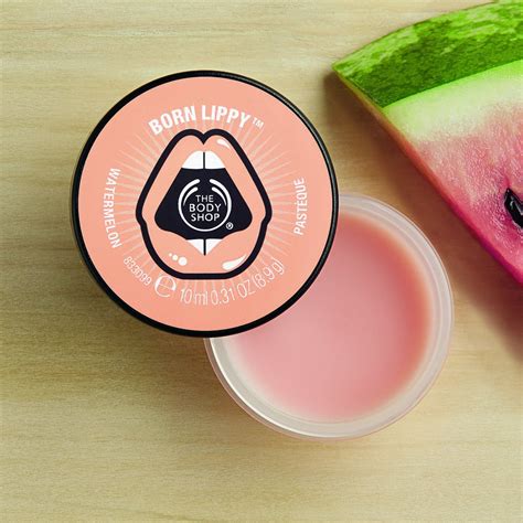 The Body Shop Born Lippy Pot Lip Balm (Watermelon) 10ml – Beauty Mind ...