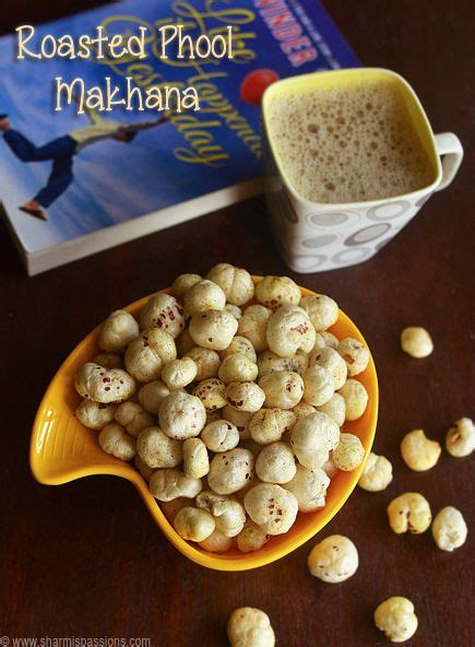 Roasted Phool Makhana Recipe - Lotus Seed / Fox Nut Snack - Sharmis ...