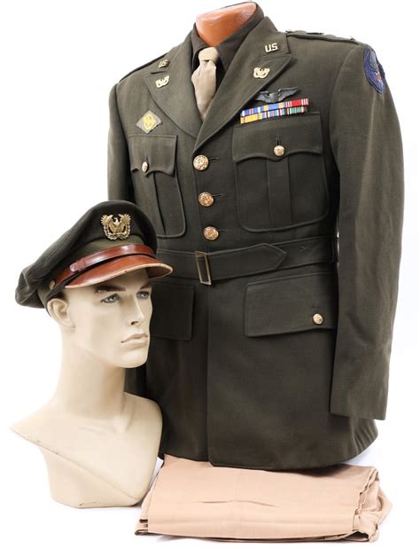 Sold at Auction: WWII US AAF WARRANT OFFICER PILOT DRESS UNIFORM