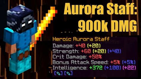 Aurora Staff in Hypixel Skyblock Minecraft - Everything to know