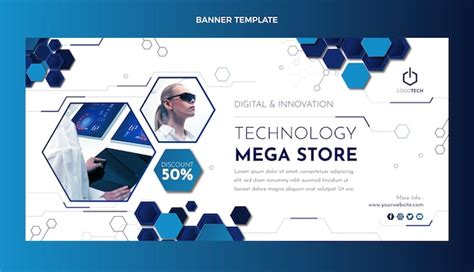 Free Vector | Flat design minimal technology sale banner