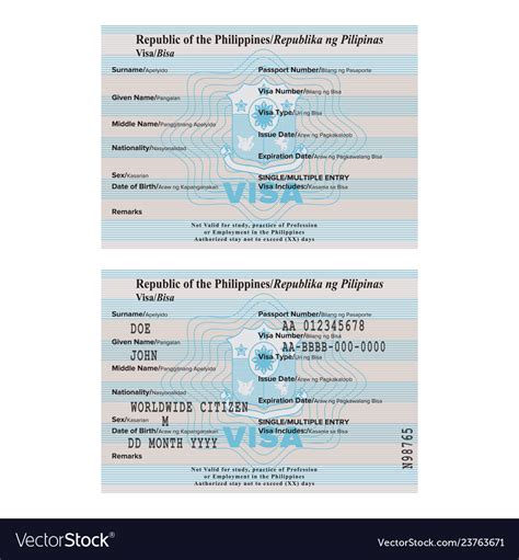 Philippine Passport Template Free - FREE PRINTABLE TEMPLATES