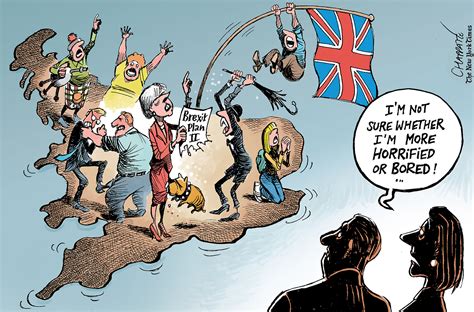 The Brexit drama | Globecartoon - Political Cartoons - Patrick Chappatte