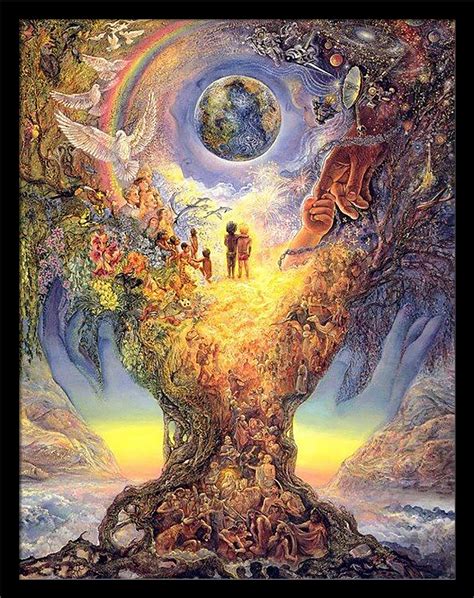 Trinx Tree Of Life Framed On Paper by Josephine Wall Painting | Wayfair