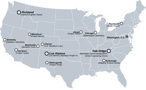 File:Manhattan Project US Map.png - New World Encyclopedia