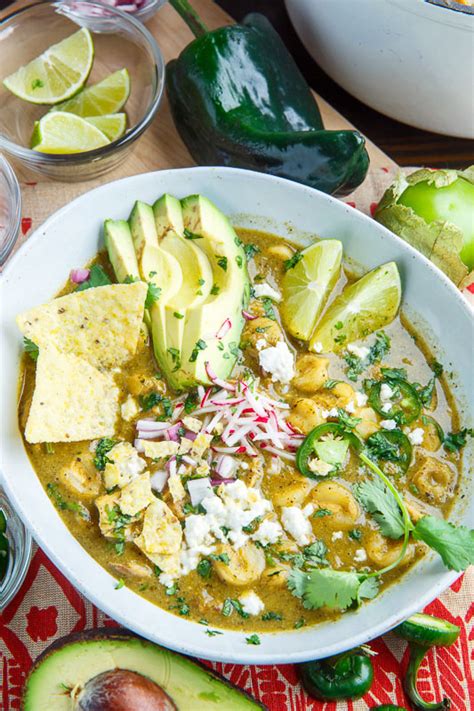 Pozole Verde de Pollo (Green Mexican Hominy and Chicken Soup) - Closet ...