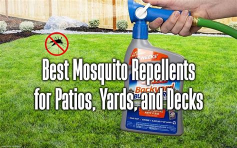 Best Mosquito Repellents for Patios, Yards, and Decks - Discover the yard