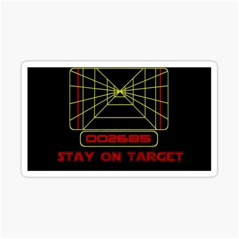 "Stay on Target- Version 2" Sticker for Sale by Rebellion-10 | Redbubble