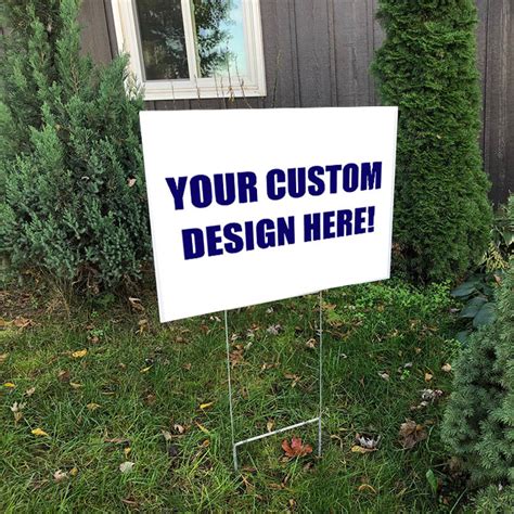 Custom Lawn Signs (Standard Size)