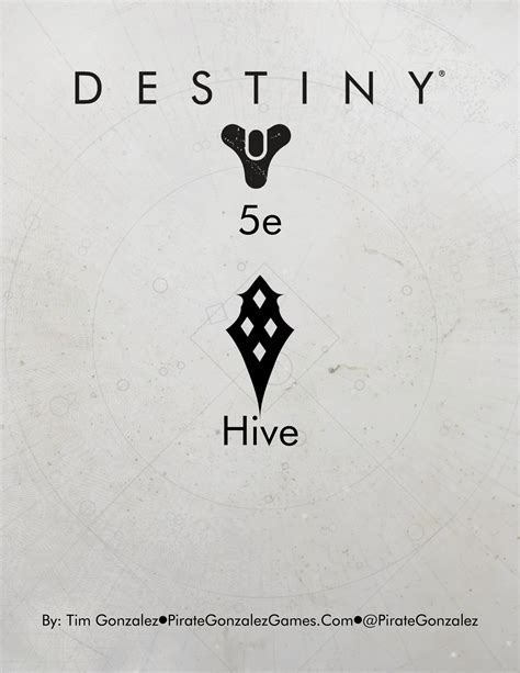 Destiny 2: Hive — Pirate Gonzalez Games