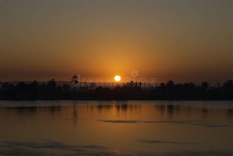 Sunset in the Nile River stock photo. Image of view - 124281006