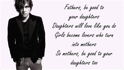 John Mayer - Daughters (Lyrics) - YouTube