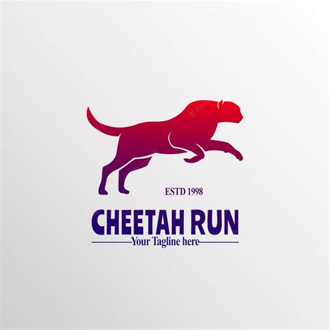 Premium Vector | Cheetah logo design. cheetah silhouette logo. vintage ...