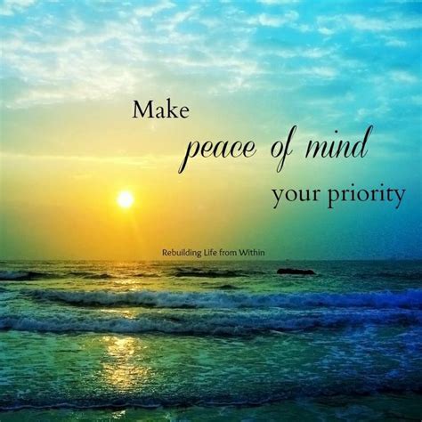 Make Peace Of Mind Your Priority Pictures, Photos, and Images for ...