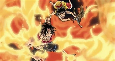 Luffy save Ace | One piece ace, Ace and luffy, Ace sabo luffy