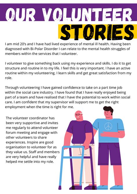 our volunteer stories - Inspire Wellbeing