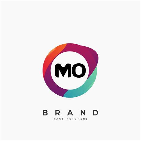 Letter MO gradient color logo vector design 25781774 Vector Art at Vecteezy