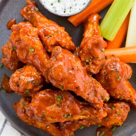 Crispy Baked Buffalo Wings Recipe - Jessica Gavin