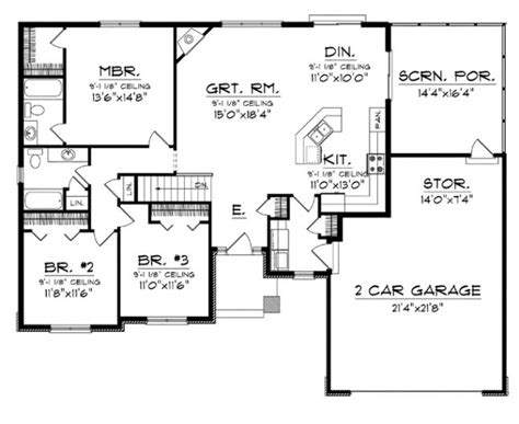 One Story Open Concept House Floor Plans / There are 52 open floor ...