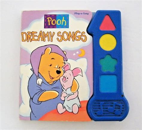 Disney Winnie The Pooh Dreamy Songs Play A Song Board Book Vintage 1998 ...