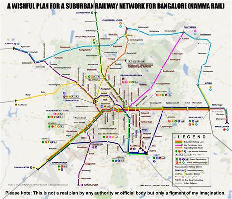 Bangalore railway map - Map of Bangalore railway station (Karnataka ...