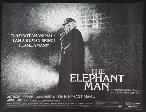 THE ELEPHANT MAN (1980) Original UK Quad Film Poster | Picture Palace ...