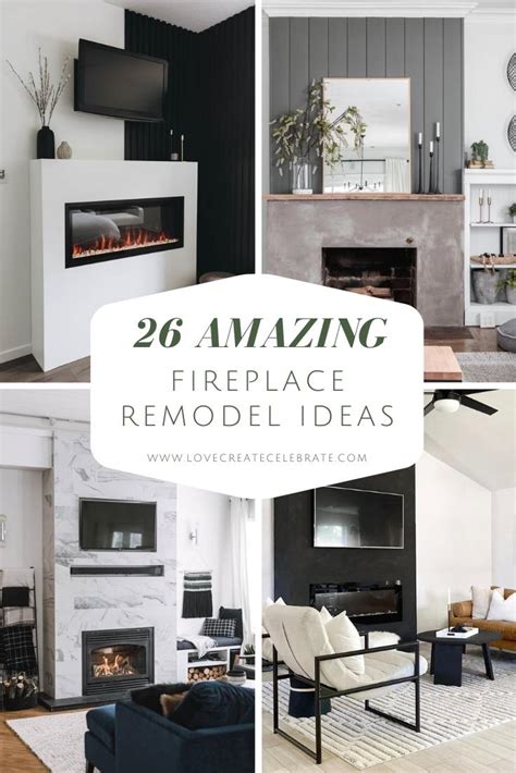 26 Best Fireplace Remodel Ideas - Love Create Celebrate