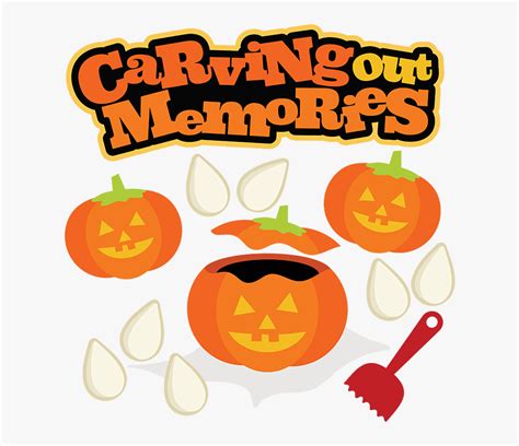 Pumpkin Carving Clip Art, HD Png Download - kindpng