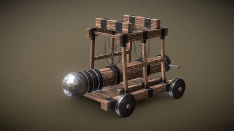 Medieval Battering Ram - Download Free 3D model by TunZharif [0720d7d ...