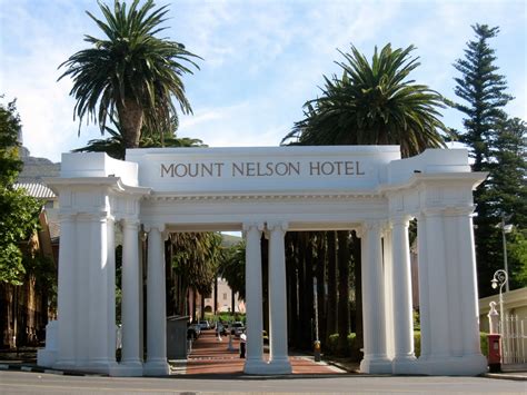 sending postcards: mount nelson hotel