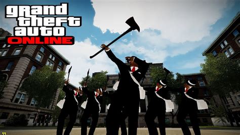 GTA Online Axe Gang from Kung Fu Hustle Movie - YouTube