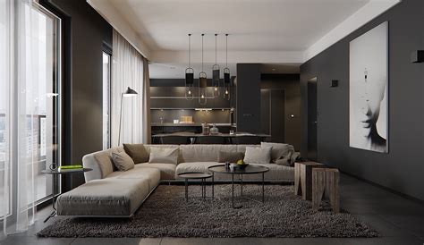 8 Living Room Interior Designs and Layout with Dramatic Dark Shades ...