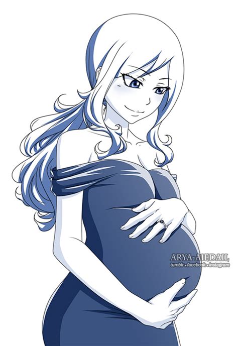 Pregnant Juvia by Arya-Aiedail on @DeviantArt | Anime pregnant, Anime ...