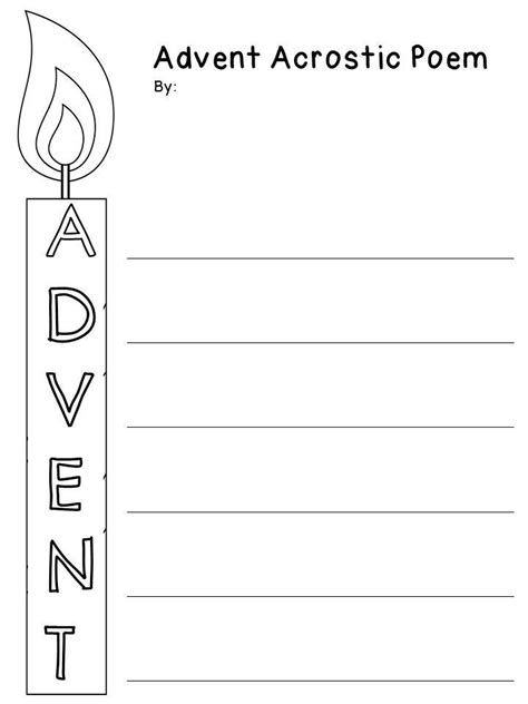 Advent acrostic poem appropriate for all grade levels | Acrostic ...