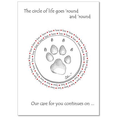 CCLLC Premium Pet Sympathy Card - Veterinary Wisdom