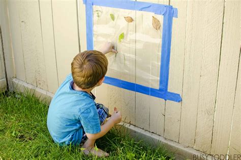 Outside Sticky Wall - Busy Toddler