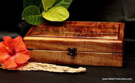 Steak Knife Display Presentation Box in 2021 | Custom jewelry box, Wood ...