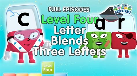 #BacktoSchool - Alphablocks Level Four | Letter Blends - Three Letters ...