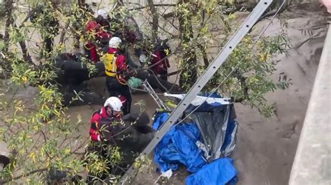 Many rescued from floodwaters in Ventura County, California | Latest ...