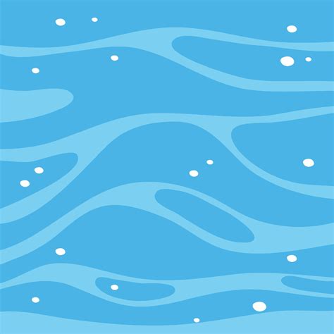 Blue water surface template in cartoon style 2288516 Vector Art at Vecteezy